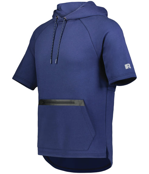 Russell Athletic Legend Short Sleeve Tech Fleece Hoodie